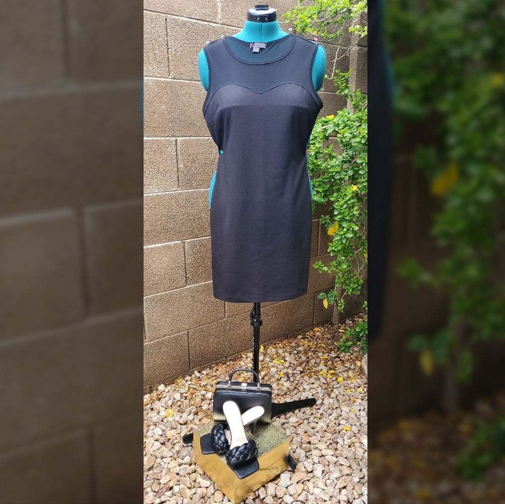 Black cocktail dress